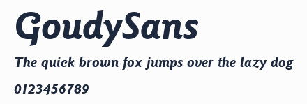 GoudySans