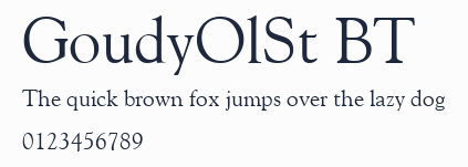 GoudyOlSt BT