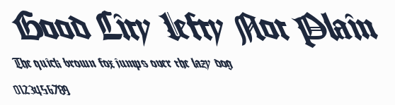 Good City Lefty Not Plain