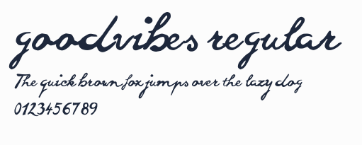 goodvibes regular預覽圖