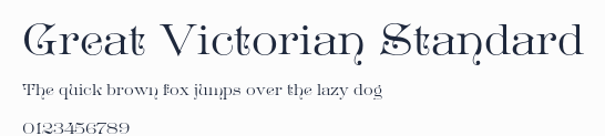 Great Victorian Standard預覽圖