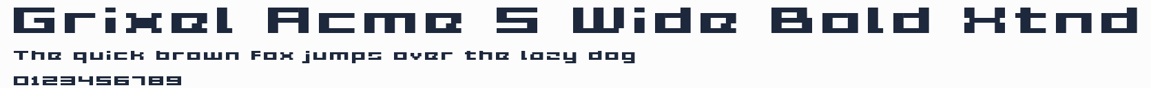 Grixel Acme 5 Wide Bold Xtnd