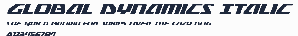 Global Dynamics Italic預覽圖