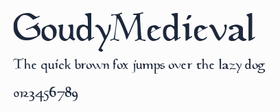 GoudyMedieval