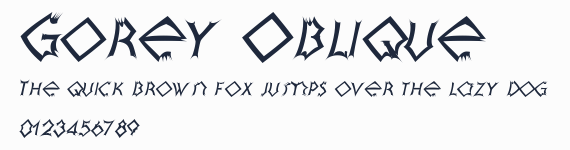 Gorey Oblique預覽圖