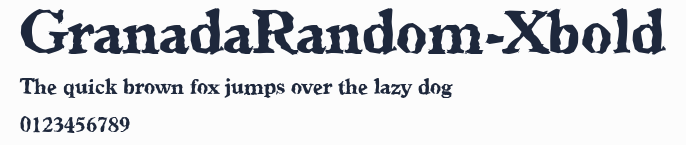 GranadaRandom-Xbold預覽圖