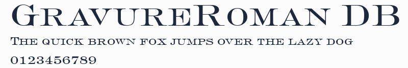 GravureRoman DB