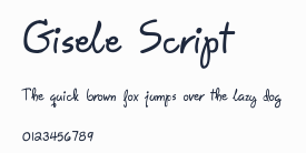 Gisele Script預覽圖