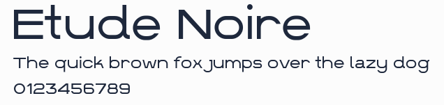 Etude Noire