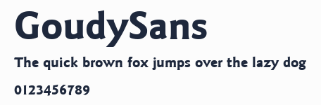 GoudySans預覽圖