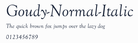 Goudy-Normal-Italic預覽圖
