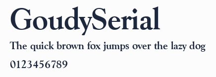 GoudySerial預覽圖