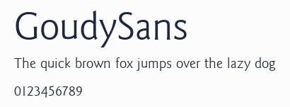 GoudySans預覽圖