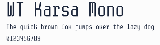 WT Karsa Mono預覽圖