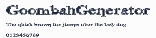 GoombahGenerator預覽圖