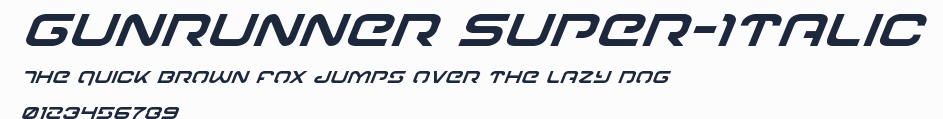 Gunrunner Super-Italic預覽圖