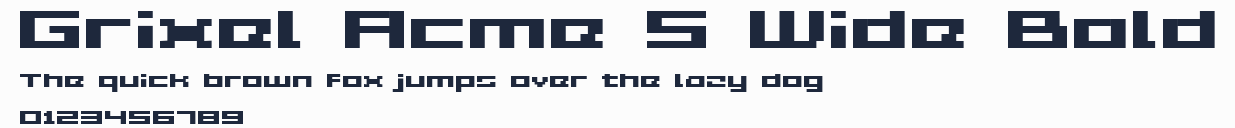 Grixel Acme 5 Wide Bold