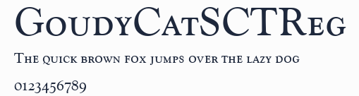 GoudyCatSCTReg預覽圖