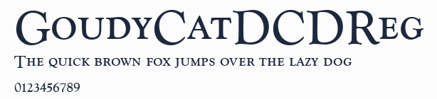 GoudyCatDCDReg預覽圖