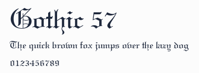 Gothic 57