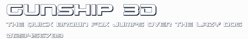 Gunship 3D預覽圖