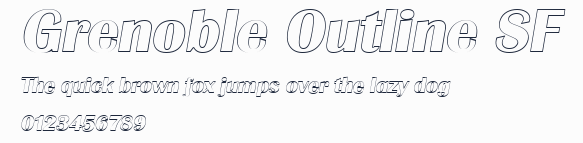 Grenoble Outline SF預覽圖