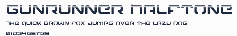 Gunrunner Halftone預覽圖