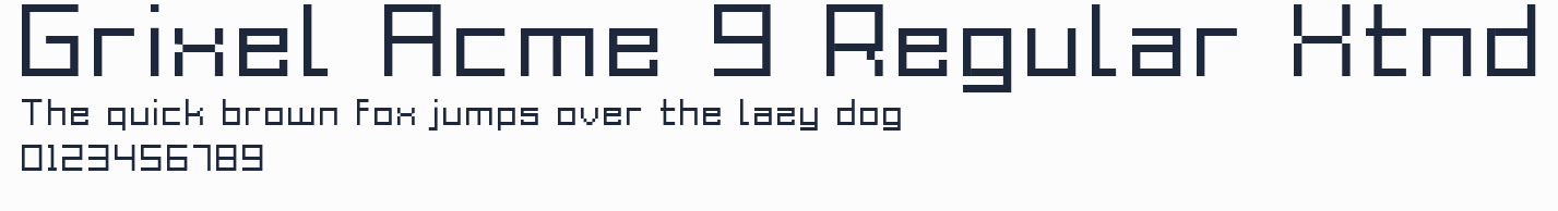 Grixel Acme 9 Regular Xtnd