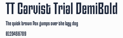 TT Carvist Trial DemiBold