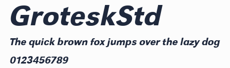 GroteskStd預覽圖