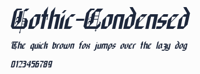 Gothic-Condensed預覽圖