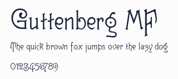 Guttenberg MF預覽圖