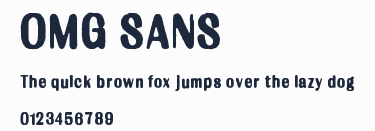 OMG SANS預覽圖