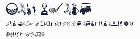 Golf Icons預覽圖