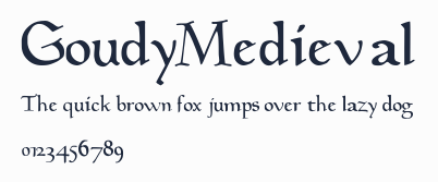 GoudyMedieval