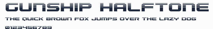 Gunship Halftone預覽圖