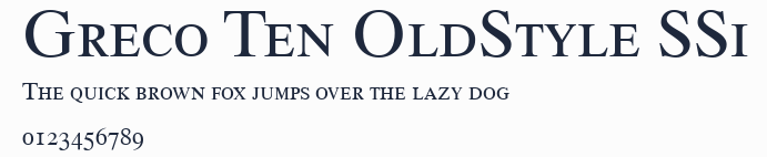 Greco Ten OldStyle SSi預覽圖