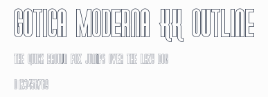 Gotica Moderna KK Outline