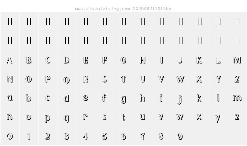 字符映射圖