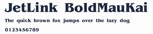 JetLink BoldMauKai預覽圖