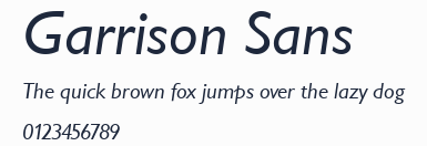 Garrison Sans