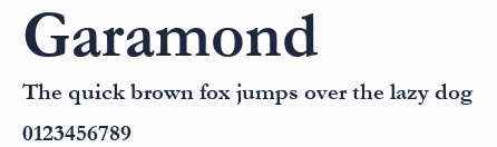 Garamond