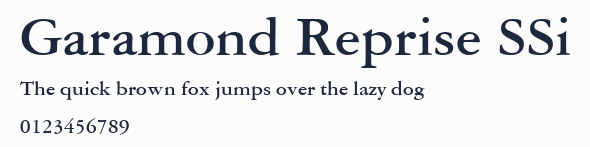 Garamond Reprise SSi預覽圖