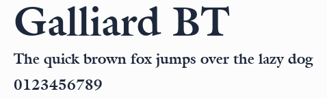 Galliard BT預覽圖