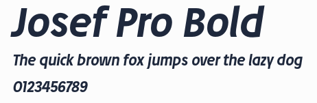Josef Pro Bold預覽圖