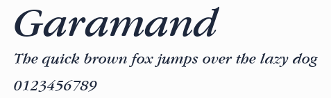 Garamand預覽圖