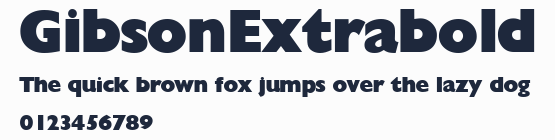 GibsonExtrabold