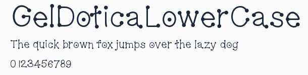 GelDoticaLowerCase預覽圖