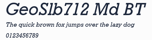 GeoSlb712 Md BT