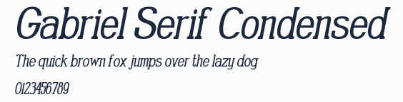 Gabriel Serif Condensed